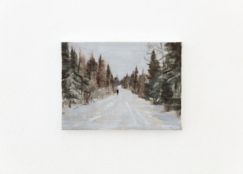 Susanne Johansson, ‘Tidstecken (Vintervägen) / Signs of Time (The Winter Road)’, 2020, Painting, Olja på duk / Oil on linen, Galleri Magnus Karlsson