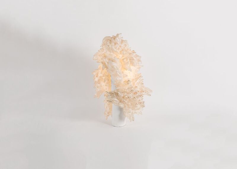 Ayala Serfaty, ‘Adaptation, 2014’, 2014, Design/Decorative Art, Polymer membrane over a glass rod structure, ceramic base, Maison Gerard