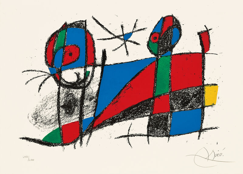 Joan Miró, ‘Composition (M.1042)’, 1972, Print, Lithograph, Seoul Auction