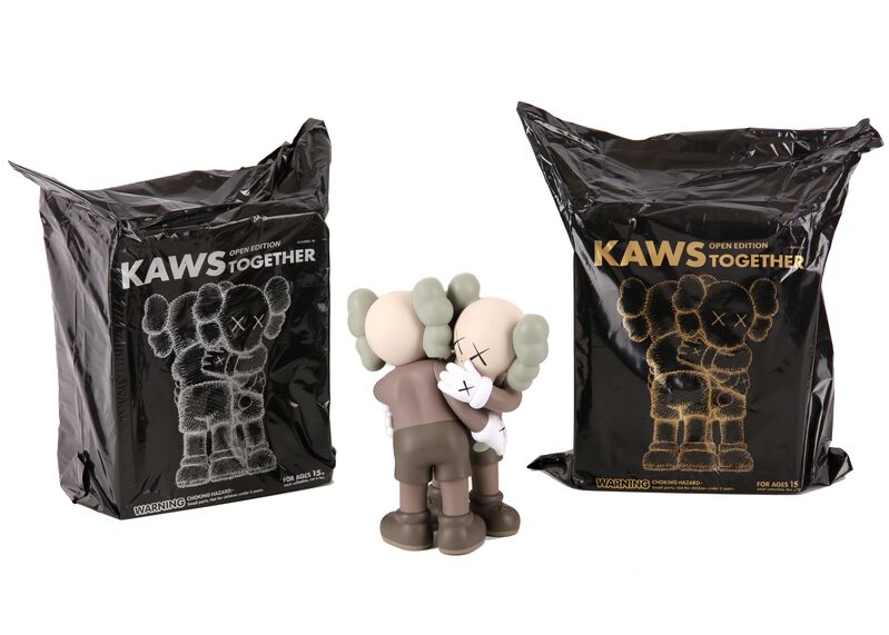 KAWS, ‘Together’, 2018, Sculpture, A full set of six vinyl figures in all three colourways; brown, grey and black, Chiswick Auctions