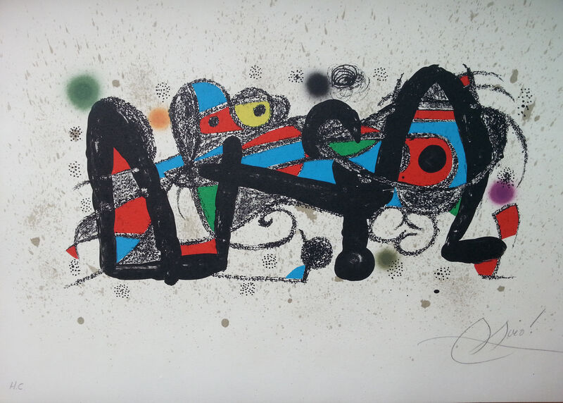 Joan Miró, ‘Escultor’, 1974, Print, Lithography, Art Works Paris Seoul Gallery