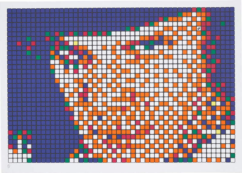 Invader, ‘Rubik Kubrick Clockwork Orange (Alex)’, 2006, Print, Screenprint in colours, on wove paper, with full margins., Phillips