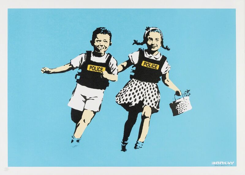Banksy, ‘Jack and Jill (Police Kids)’, 2005, Print, Screenprint in colours, Forum Auctions