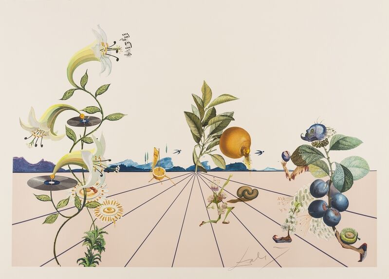 Salvador Dalí, ‘Flordali II (Field see p233; M&L 1587)’, 1981, Print, Lithograph printed in colours, Forum Auctions
