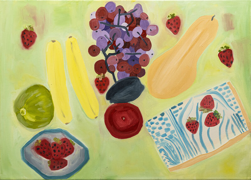 Paola Vega, ‘Bananas aplastadas’, 2020, Painting, Oil on canvas, Calvaresi