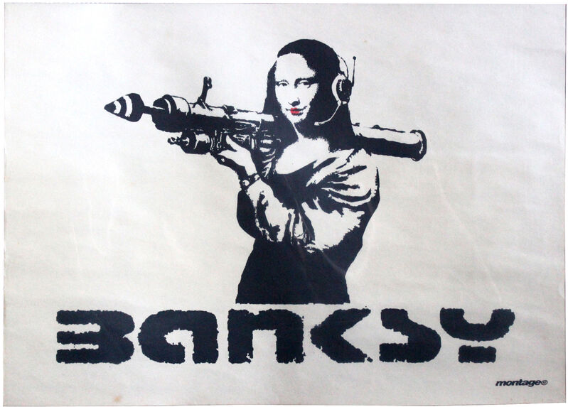 Banksy, ‘Mona Bazooka’, 2002, Ephemera or Merchandise, Offset lithographic poster, EHC Fine Art Gallery Auction