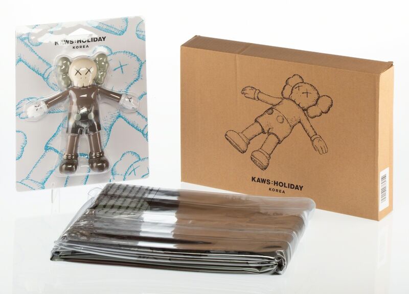 KAWS, ‘KAWS: Holiday Bath Toy and Floating Bed (two works)’, 2018, Other, Painted cast resin, Heritage Auctions