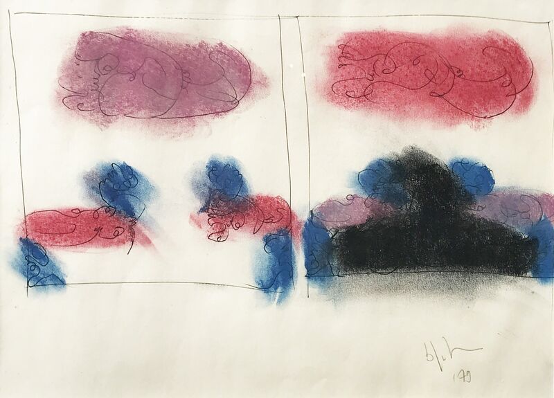 Norman Bluhm, ‘Untitled’, 1979, Drawing, Collage or other Work on Paper, Oil crayon and ink on paper, Eckert Fine Art