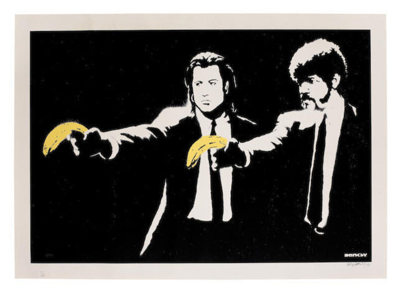 Banksy, ‘Pulp Fiction’, 2004, Print, Screen-print in colors on wove paper, MoonStar Fine Arts Advisors