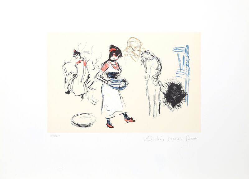 Pablo Picasso, ‘Etude de Personnages ’, 1973, Print, Lithograph on Arches Paper, RoGallery