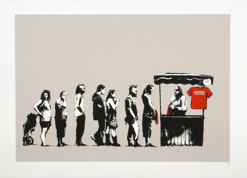 Banksy, ‘Festival (Destroy Capitalism)’, 2006, Print, Screenprint on paper, Julien's Auctions