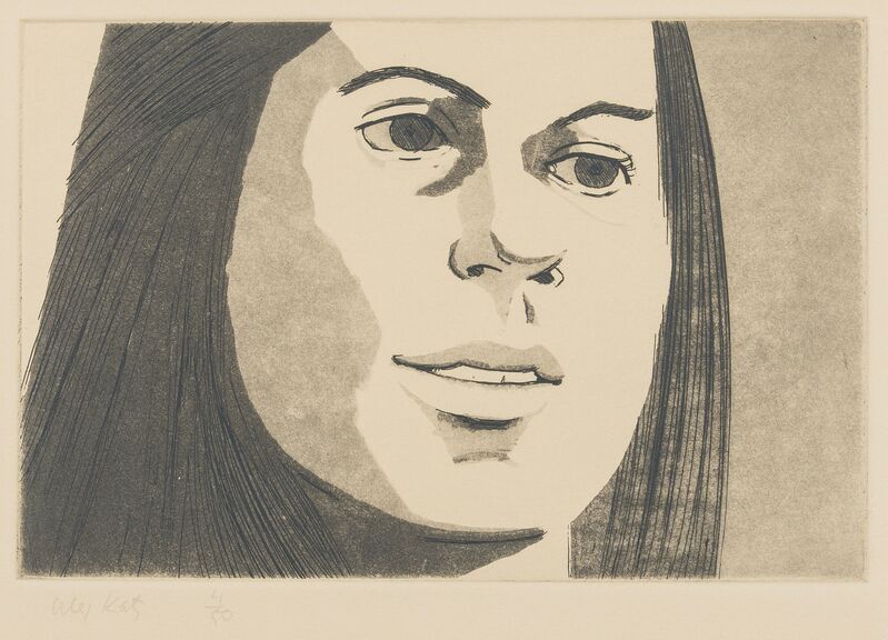 Alex Katz, ‘Nancy (Klaus Albrecht Schröder 49)’, 1972, Print, Etching with aquatint on Arches paper, Forum Auctions