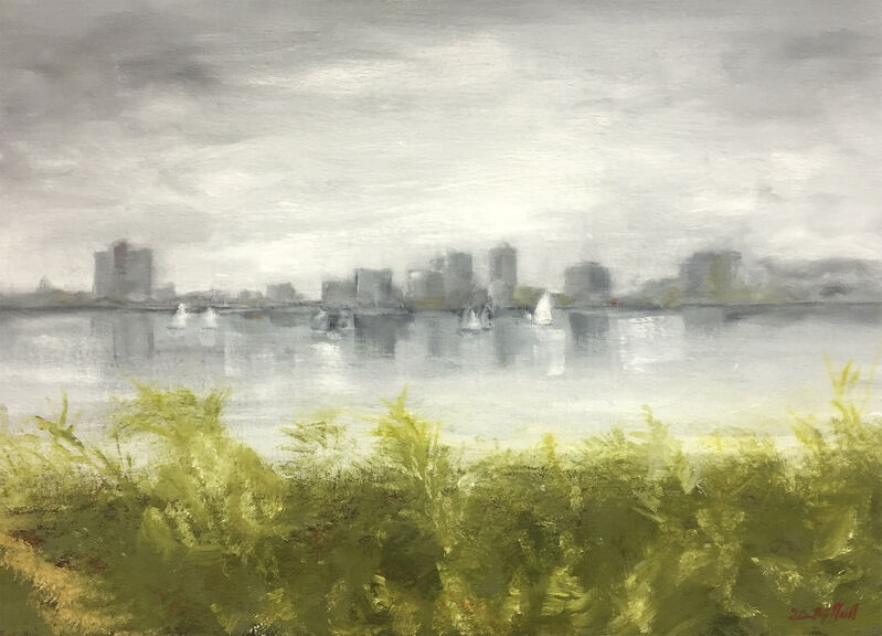 Timothy Neill, ‘Foggy Charles ’, ca. 2018, Painting, Oil, Copley Society of Art
