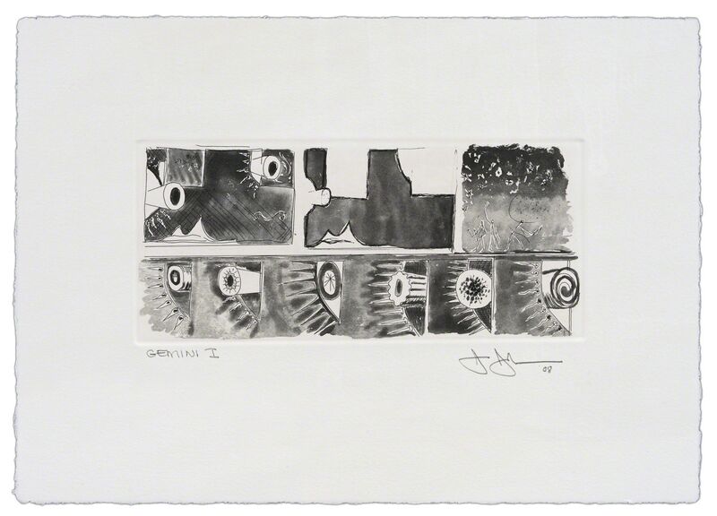 Jasper Johns, ‘Untitled’, 2008, Print, 1-color etching, Gemini G.E.L. at Joni Moisant Weyl