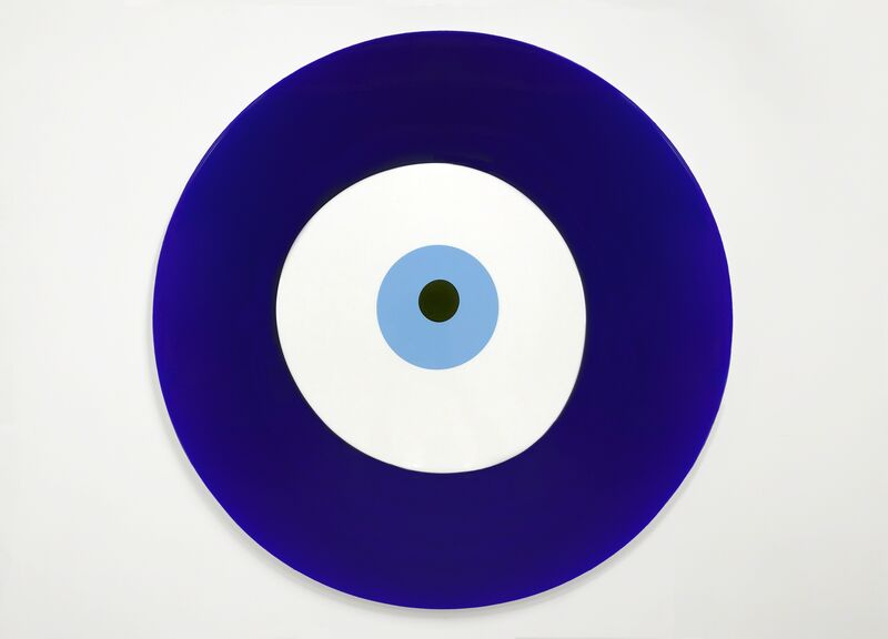 Gavin Turk, ‘Turkic Eye’, 2018, Painting, Poured acrylic paint on tondo canvas, David Nolan Gallery