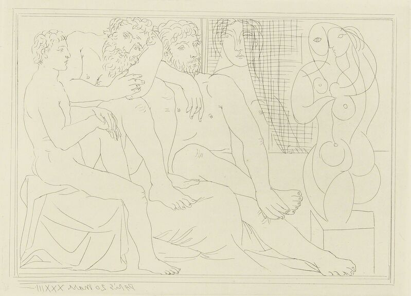 Pablo Picasso, ‘Sculpteurs, modèles et sculpture (B. 149; Ba. 301)’, Print, Etching, Sotheby's
