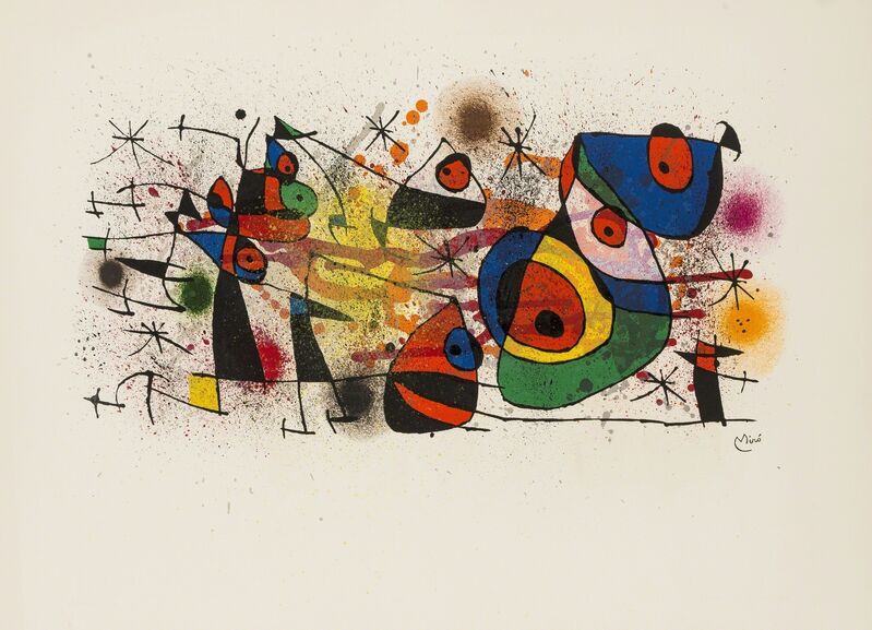 Joan Miró, ‘Céramiques (Mourlot 928)’, 1974, Print, Lithograph printed in colours, Forum Auctions