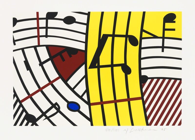 Roy Lichtenstein, ‘Composition IV’, 1995, Print, Screenprint, Christopher-Clark Fine Art