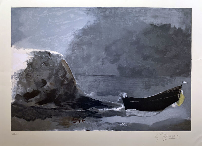 Georges Braque, ‘Marine noire’, ca. 1959, Print, Lithograph, Galerie Raphael