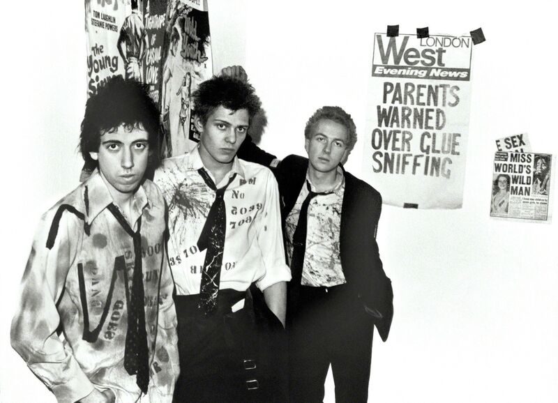 Sheila Rock, ‘The Clash,'Sniffin Glue' Camden Town, London   ’, 1977, Photography, Silver Gelatin, ElliottHalls