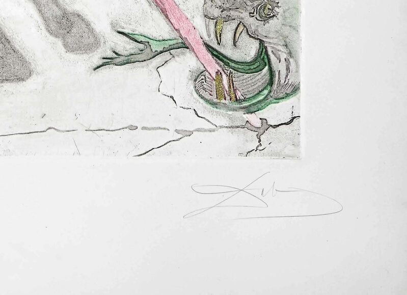 Salvador Dalí, ‘Saint George and the Dragon’, 1978, Print, Original Etching, Wallector