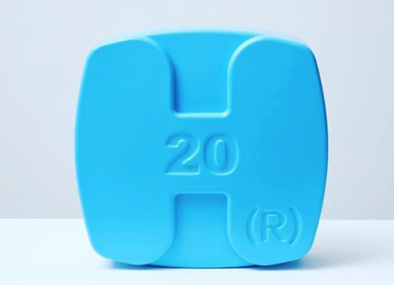Damien Hirst, ‘Damien Hirst, Hygroton (Blue)’, 2014, Sculpture, Polyurethane Resin with ink pigment, Oliver Cole Gallery