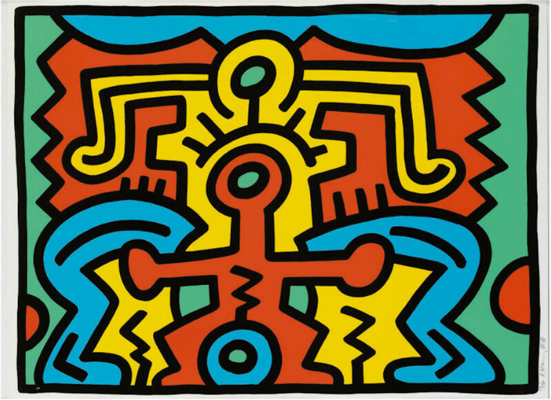 Keith Haring, ‘Growing Series I-V, 1988’, 1988, Print, Prints and multiples, Revolver Gallery
