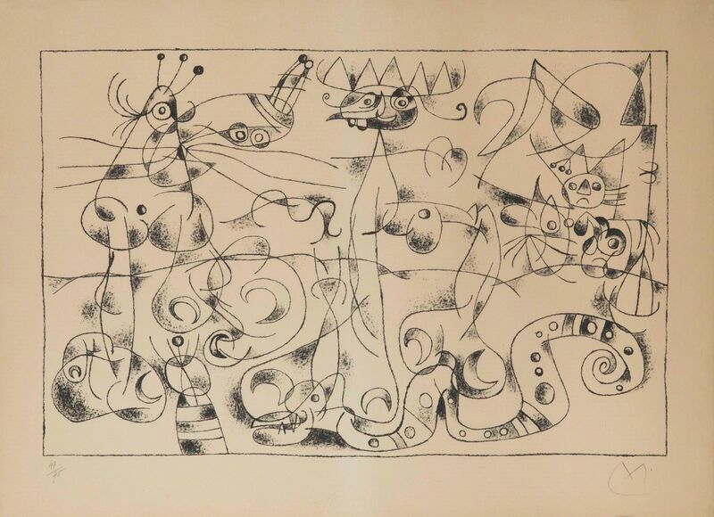 Joan Miró, ‘Untitled’, Print, Colored lithography, Cambi