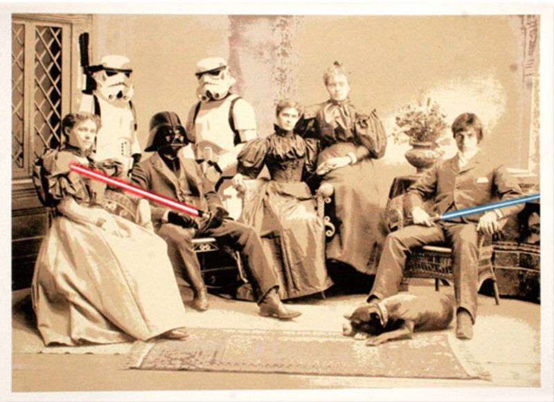 Mr. Brainwash, ‘Star Wars Reunion’, 2008, Print, Screenprint in colors, on Rives BFK paper, Gallery Highlights