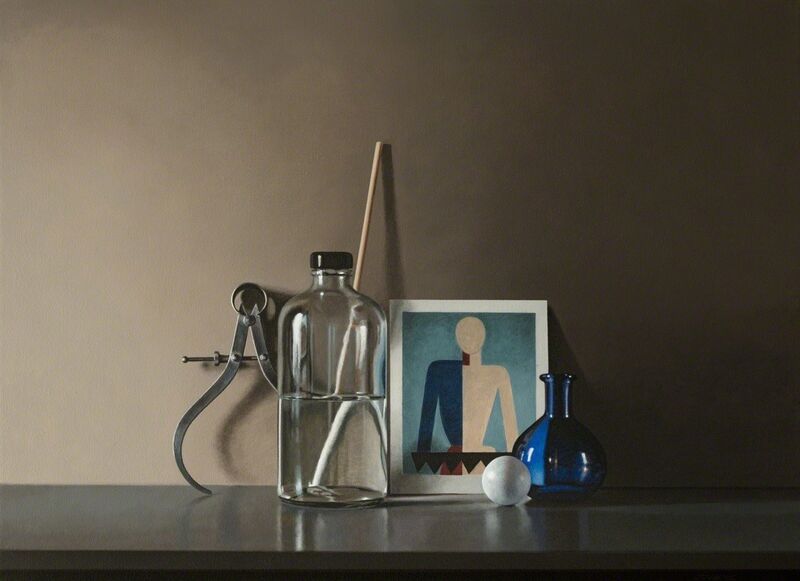 Guy Diehl, ‘Still Life with Suprematism Figure’, 2014, Painting, Acrylic on canvas, Dolby Chadwick Gallery