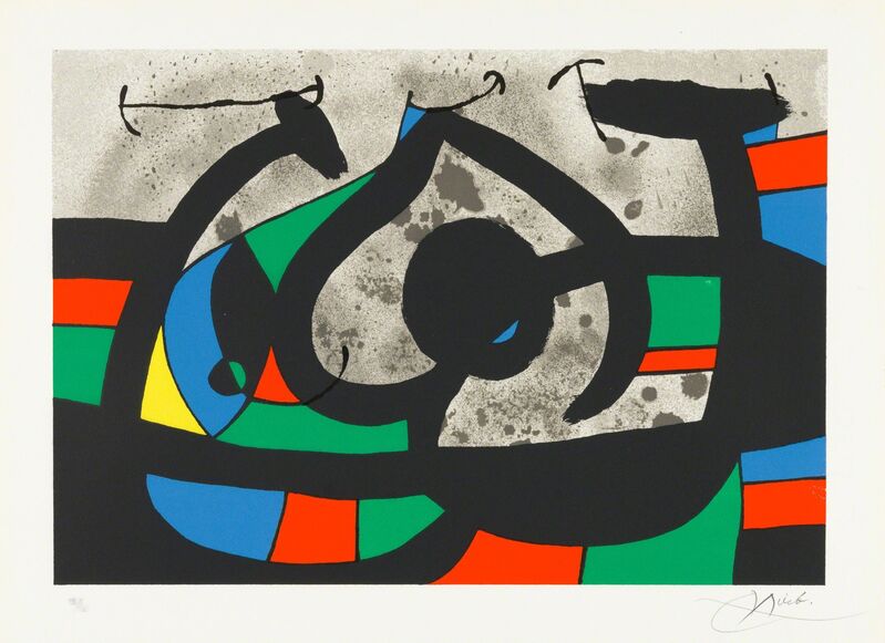 Joan Miró, ‘Untitled from Le Lezard aux Plumes d’Or’, 1971, Print, Lithograph, Christopher-Clark Fine Art