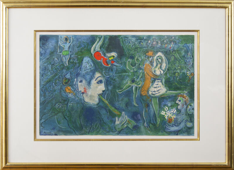 Marc Chagall, ‘Le Cirque’, 1967, Print, Color lithograph on Vélin d'Arches paper, Galerie Michael