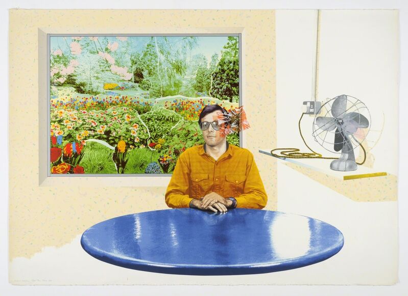 Tim Mara, ‘Picture Window’, 1980, Print, Screenprint, Flowers