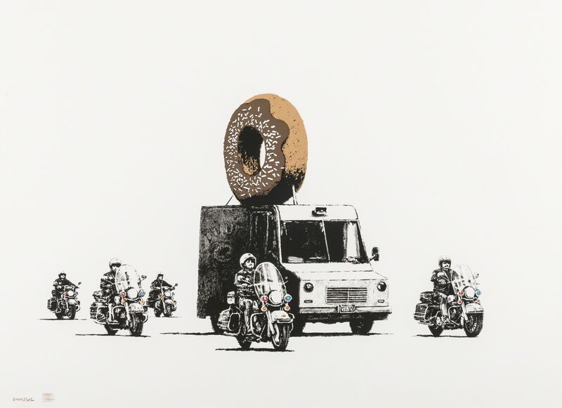 Banksy, ‘Donuts (Chocolate)’, 2009, Print, Screenprint in colours, Forum Auctions