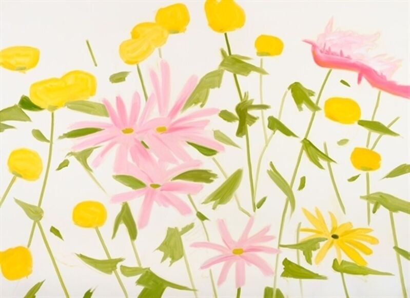 Alex Katz, ‘Spring Flowers’, 2017, Print, Screenprint in colors on Saunders Waterford 425gsm, West Chelsea Contemporary