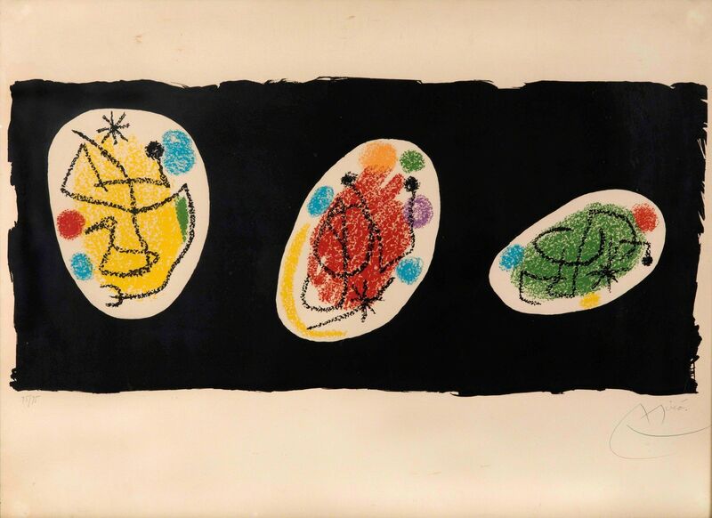 Joan Miró, ‘La belle giardiniere’, 1968, Print, Colored lithography, Cambi