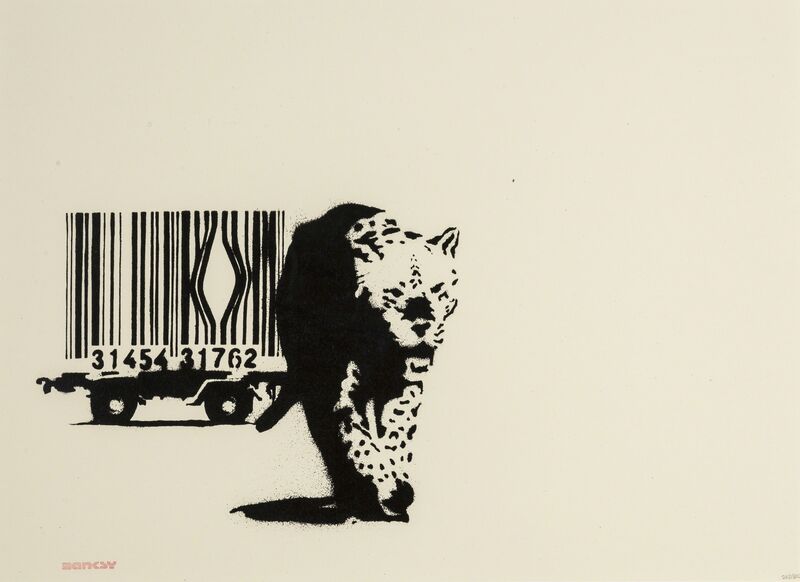 Banksy, ‘Barcode’, 2004, Print, Screenprint in black, on wove paper, Forum Auctions