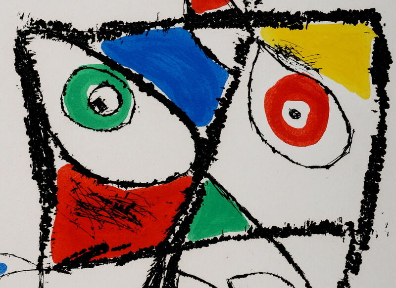 Joan Miró, ‘Le Courtisan grotesque’, 1974, Print, Color aquatint on Auvergne paper, NCAG