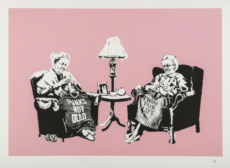 Banksy, ‘Grannies’, 2006, Print, Screenprint in colours on wove paper, Forum Auctions
