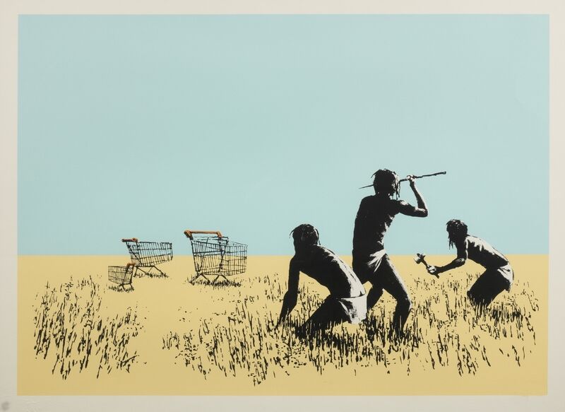 Banksy, ‘Trolleys (colour)’, 2007, Print, Screenprint in colours, Forum Auctions