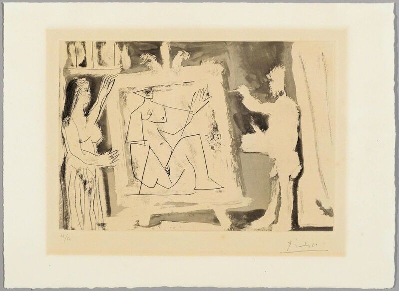 Pablo Picasso, ‘Dans l'Atelier’, 1965, Print, Aquatint and etching, Koller Auctions