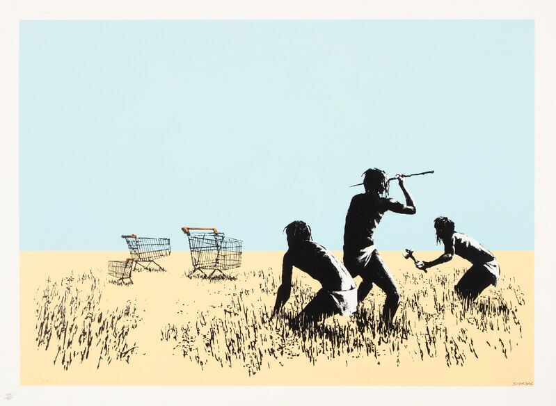 Banksy, ‘Trolleys’, 2007, Print, Screenprint in colors on wove paper, Heritage Auctions