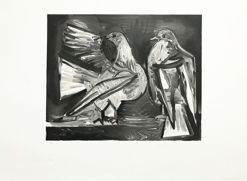 Pablo Picasso, ‘DEUX PIGEONS’, 1979-1982, Reproduction, LITHOGRAPH ON ARCHES PAPER, Gallery Art
