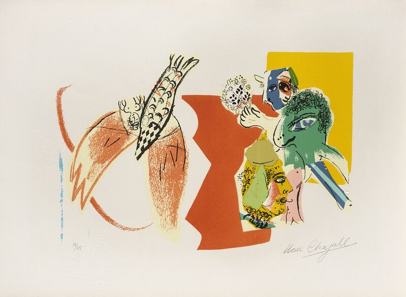 Marc Chagall, ‘Composition pour XXe siècle’, 1966, Print, Lithography, Il Ponte
