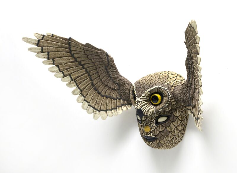 Calvin Ma, ‘Night Owl’, 2019, Sculpture, Ceramic, glaze, Beinart Gallery
