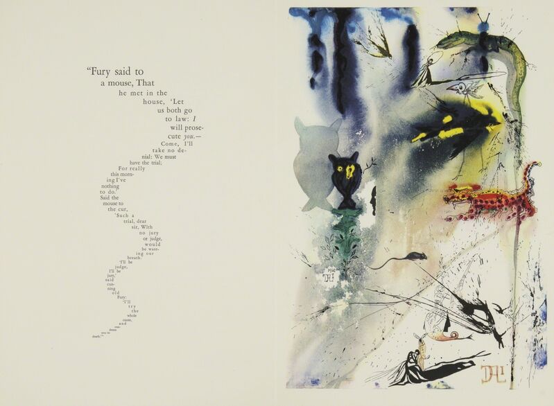 Salvador Dalí, ‘Alice in Wonderland (M. & L. 321-333; F. 69-5 A-M)’, 1969, Print, The complete portfolio, comprising one etching and 12 heliogravures with original woodcut remarque printed in colors, Sotheby's