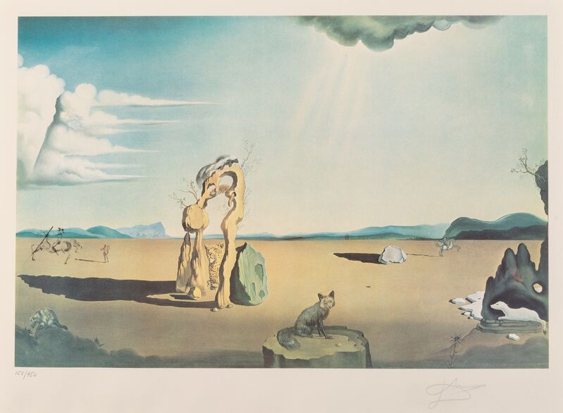 Salvador Dalí, ‘Les Betes sauvages dan le desert’, 1975, Print, Photolithograph in colors on Arches paper, Heritage Auctions