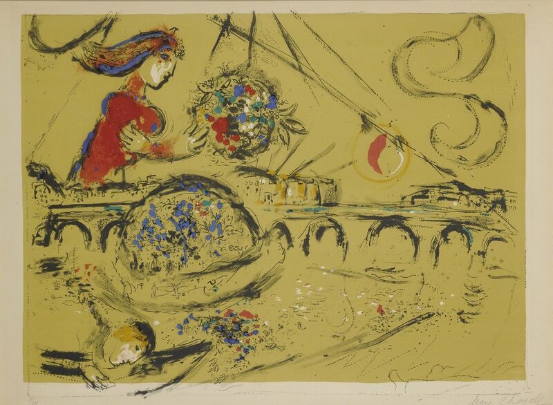 Marc Chagall, ‘Ile Saint-Louis (M. 225)’, 1959, Print, Lithograph, Sotheby's