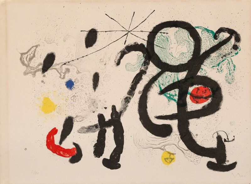 Joan Miró, ‘Danse Barbare’, 1963, Print, Lithograph in colors on Rives paper, Heritage Auctions