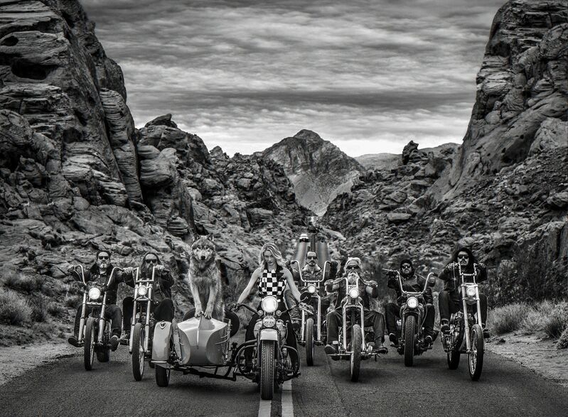David Yarrow, ‘Leader of the Pack’, ca. 2019, Photography, Archival Pigment Print, Samuel Lynne Galleries
